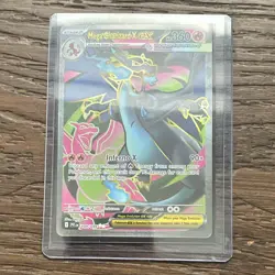 Pokemon TCG Mega Charizard X EX 109/108 Evolutions Secret Rare Holo - Image 1