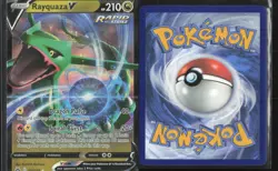 Rayquaza V 100/159 Holo V Rare Crown Zenith Pokemon Holo Near Mint - Image 3