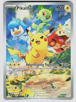 PIKACHU 027 HOLO P SCARLET & VIOLET PROMO POKEMON NM/M - Image 1