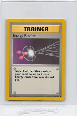 ENERGY RETRIEVAL 81/102 - 4TH PRINT 1999-2000 Rare - BASE SET - Pokemon Card NM - Image 1