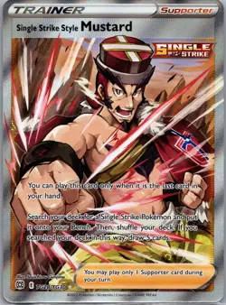 Single Strike Style Mustard TG28/TG30 Brilliant Stars Trainer Gallery Holo NM - Image 1