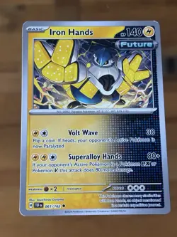 Iron Hands - 061/162 - Temporal Forces Pokemon TCG Buy 2 Get 1 Free - Image 1