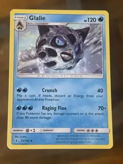 Glalie - 32/145 - Uncommon - Guardians Rising Pokemon Card - Image 1