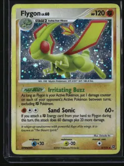 Pokemon Secret Wonders Flygon Holo DM (crease) 5/132 - Image 1