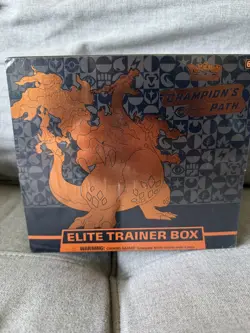 Pokemon TCG Sword & Shield Champions Path ETB Elite Trainer Box - Sealed w tear - Image 1