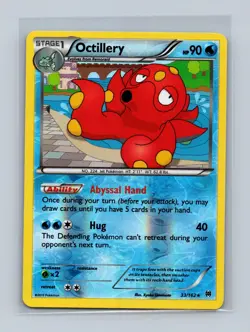 Octillery 33/162 Holo Rare BREAKthrough Pokemon Reverse Holo Lightly Played - Image 1