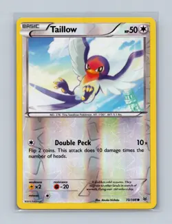 Taillow 70/108 Common Roaring Skies Pokemon Reverse Holo Lightly Played - Image 1