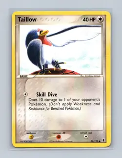 Taillow 86/113 Common Delta Species Lightly Played - Image 1