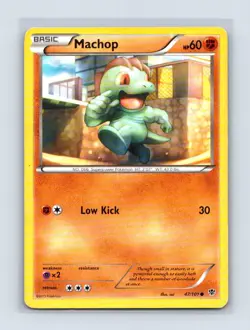 Machop 47/101 Common Plasma Blast Pokemon Lightly Played - Image 1