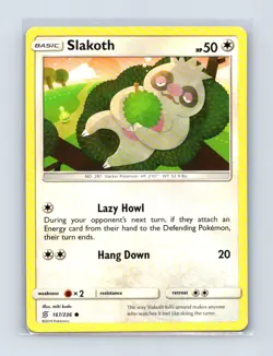Slakoth 167/236 Common Unified Minds Pokemon Lightly Played - Image 1