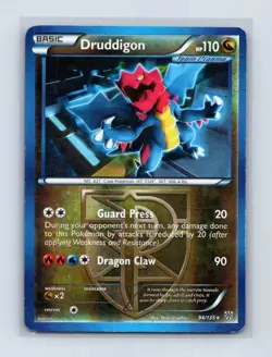 Druddigon 94/135 Rare Plasma Storm Pokemon Reverse Holo Lightly Played - Image 1