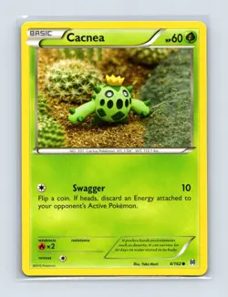 Cacnea 4/162 Common BREAKthrough Pokemon Lightly Played - Image 1