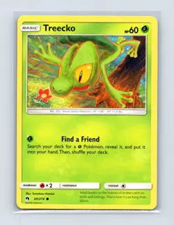 Treecko 20/214 Common Lost Thunder Pokemon Lightly Played - Image 1