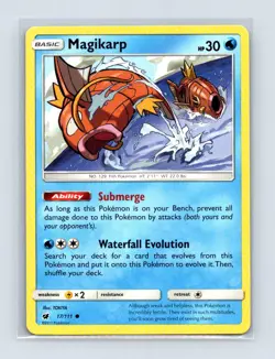 Magikarp 17/111 Common Crimson Invasion Pokemon Lightly Played - Image 1