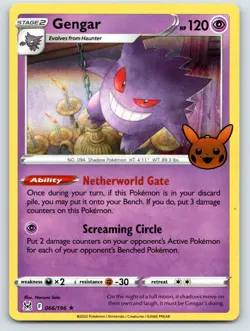 GENGAR (2022 COPYRIGHT DATE) TRICK OR TRADE BOOSTER 2023 066/196 A033 FREE S&H - Image 1