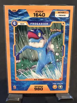 [Peru] Frogadier 223 VLP/NM 3R Torneo De Maestros Pokemon Card - Image 1