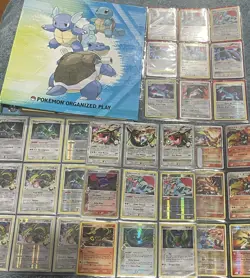 Vintage Pokemon Binder Collection Lot Cards Holo Vintage EX LV X Rayquaza Delta - Image 1