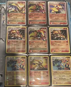 Vintage Pokemon Binder Collection Lot Cards Holo Vintage EX LV X Rayquaza Delta - Image 3