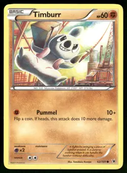 Timburr 62/101 Common Noble Victories Lightly Played - Image 1
