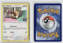 Eevee #054/078 Pokemon Go Common Non Holo Pokemon TCG NM - Image 3