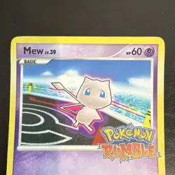 Pokemon Rumble Mew TCG Trading Card Holo Stamped 2009 Vintage 10/16 - Image 2