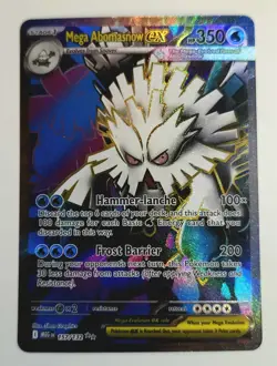 MEGA ABOMASNOW EX - #157/132 - ME01: Mega Evolution Holo Pokemon TCG NM - Image 1