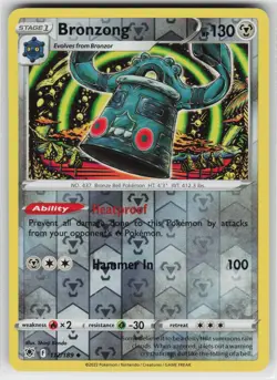 Bronzong 112 Reverse Holo 189 UC Astral Radiance LP Pokemon - Image 1