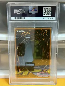 🐉 Yu-Gi-Oh Dragon Master Knight Secret Rare Holo Bleed PSA 9 Graded MINT! 🐉 - Image 2