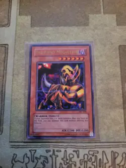 YUGIOH THE FIEND MEGACYBER PSV-100 ULTRA UNLIMITED ED NM/VLP 1996 - Image 1