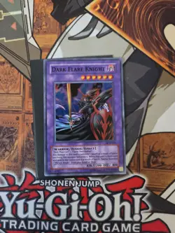 YUGIOH DARK FLARE KNIGHT DCR-017 SUPER UNLIMITED ED NM 1996 - Image 2