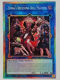YuGiOh CORI-EN043 Zenna's Deceiving Doll Maidens Starlight Rare - Image 1