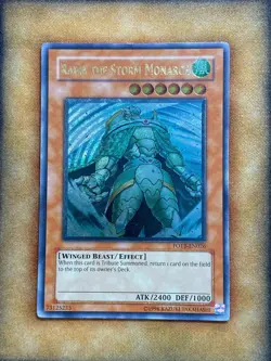 Yugioh Raiza the Storm Monarch FOTB-EN026 Ultimate Rare VLP (#2) - Image 1