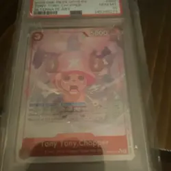 One Piece CCG OP08 Tony Tony Chopper OP08-007 Alt Art Holo PSA 10 - Image 4