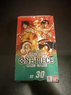 One Piece Starter Deck EX Luffy & Ace ST-30 SEALED In Hand OP-16 Time of Battle - Image 1