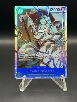 One Piece TCG English OP13-042 Edward Newgate SR Foil - Image 1