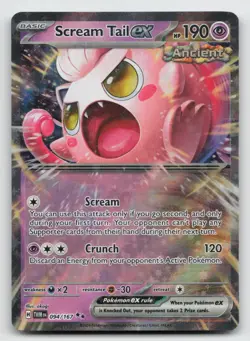 Scream Tail ex 94/167 - Double Rare Twilight Masquerade Pokemon TCG NM - Image 1