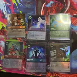 2023 Lorcana Complete Set D100 - Mickey, Elsa, Genie, Stitch, Maleficent, Maui - Image 1