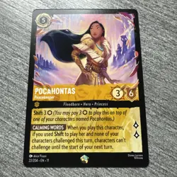 Disney Lorcana - Winterspell - Pocahontas -Peacekeeper -22/204 Legendary Regular - Image 1