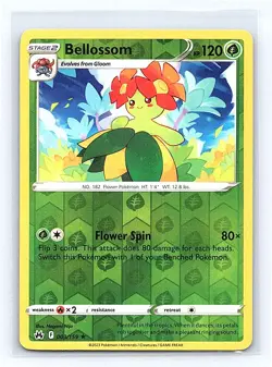 Bellossom Reverse Holo 003/159 SWSH: Crown Zenith Rare NM - Image 1