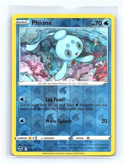 Phione Reverse Holo 045/195 SWSH12: Silver Tempest Rare NM - Image 1