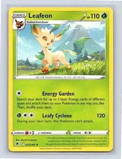 Leafeon 013/189 SWSH10: Astral Radiance Rare NM - Image 1