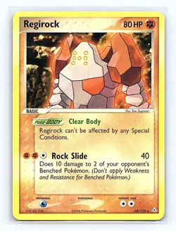 Regirock 28/110 Holon Phantoms Rare LP - Image 1