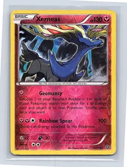 Xerneas Reverse Holo 81/114 XY - Steam Siege Holo Rare HP - Image 1