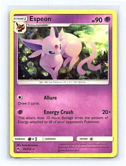 Espeon 89/214 SM - Lost Thunder Rare NM - Image 1