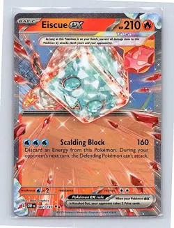 Eiscue ex Holo 042/197 SV03: Obsidian Flames Double Rare NM - Image 1