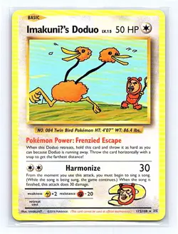 ImakuniU's Doduo 112/108 XY - Evolutions Secret Rare NM - Image 1