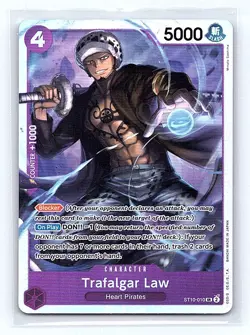 Trafalgar Law (010) Foil ST10-010 Ultra Deck: The Three Captains SR NM - Image 1