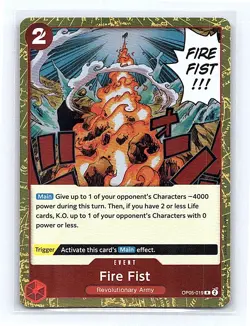 Fire Fist Foil OP05-019 Awakening of the New Era R NM - Image 1
