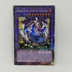 Yugioh! Snake-Eyes Doomed Dragon - RA05-EN039 - Starlight Rare - 1st Edition - Image 1