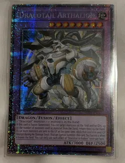 Yu-Gi-Oh! TCG Dracotail Arthalion JUSH-EN006 Starlight Rare - Image 1